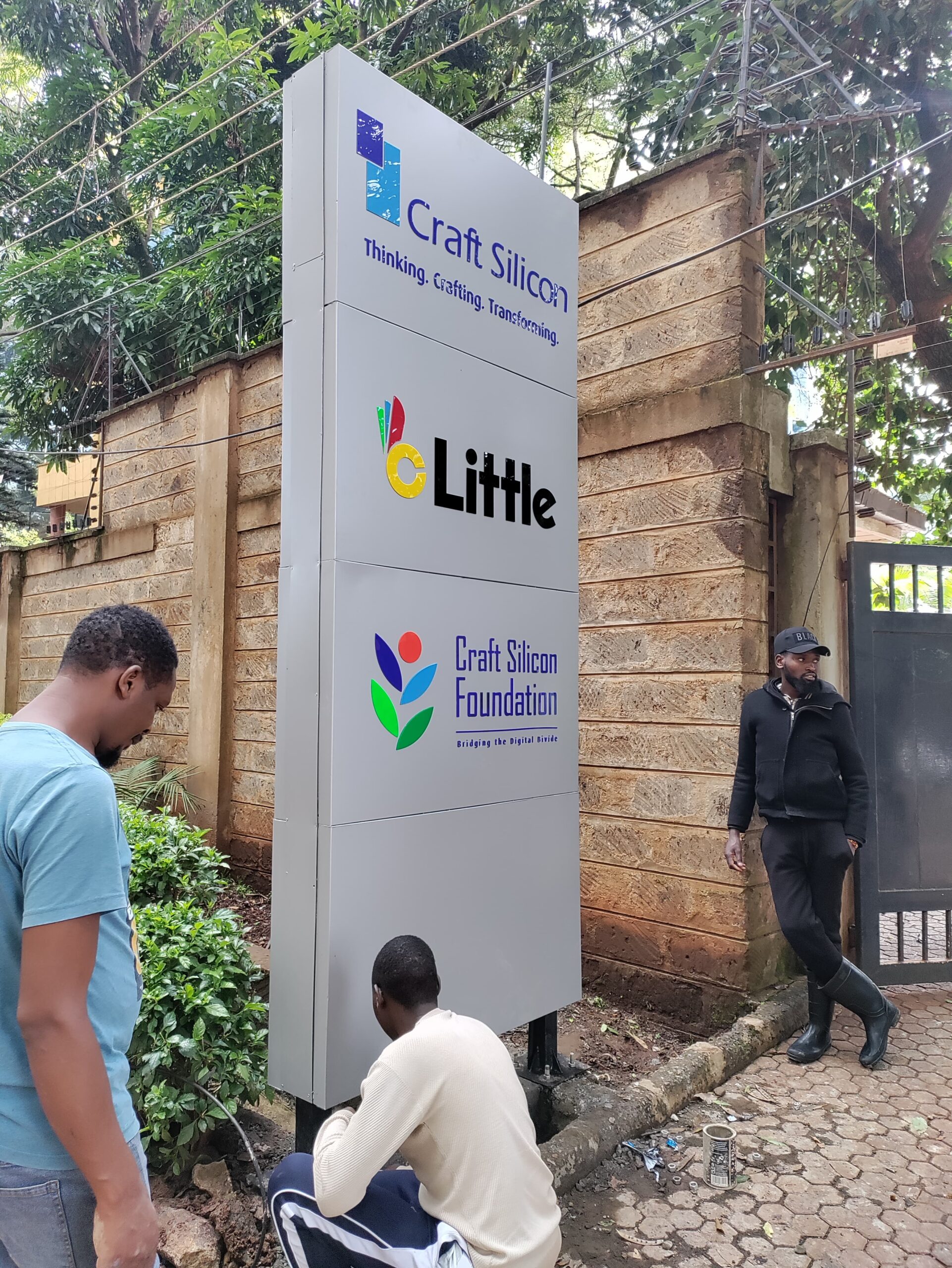 Illuminated sign project Kenya