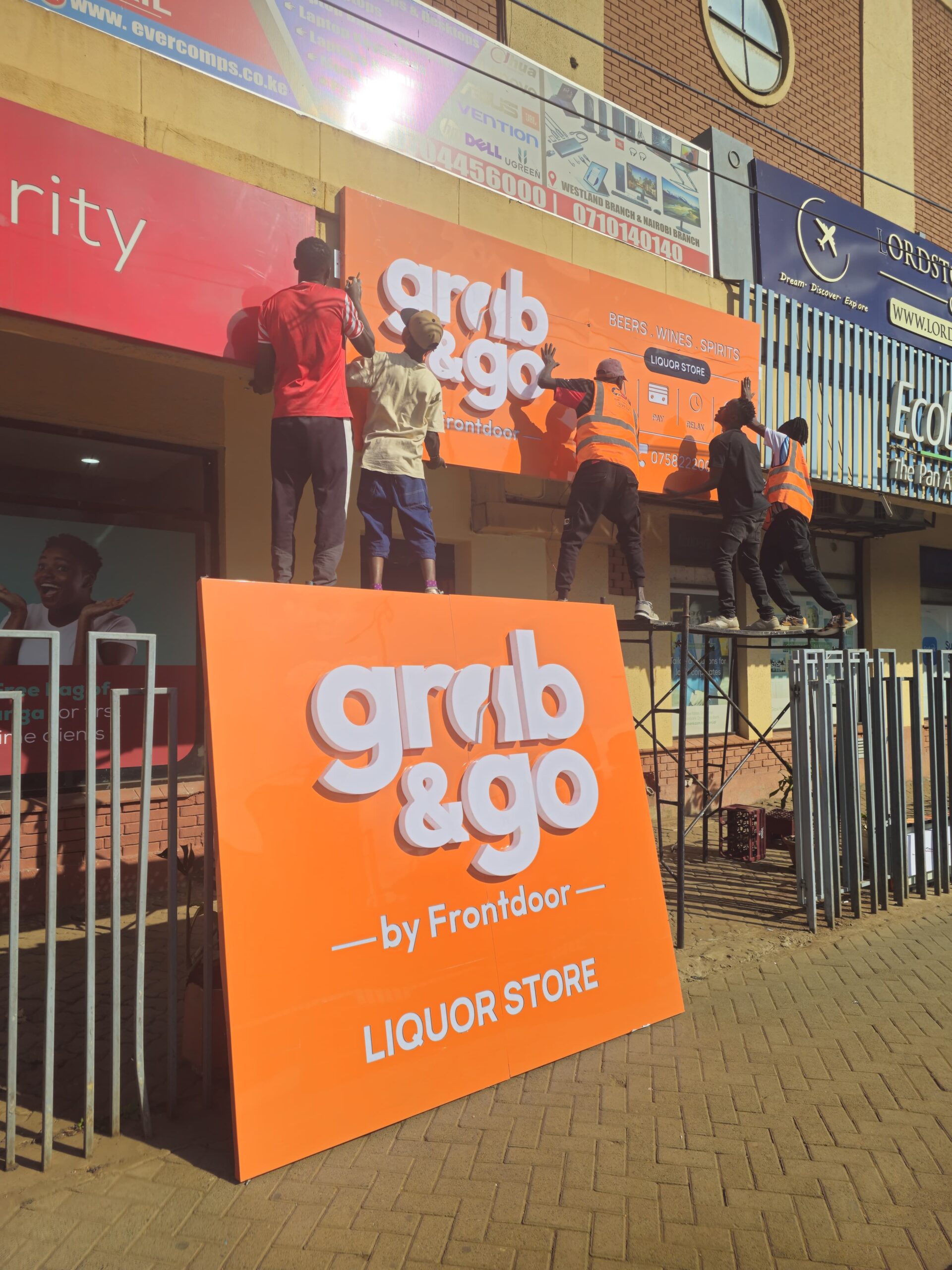 Signage project wide view Kenya