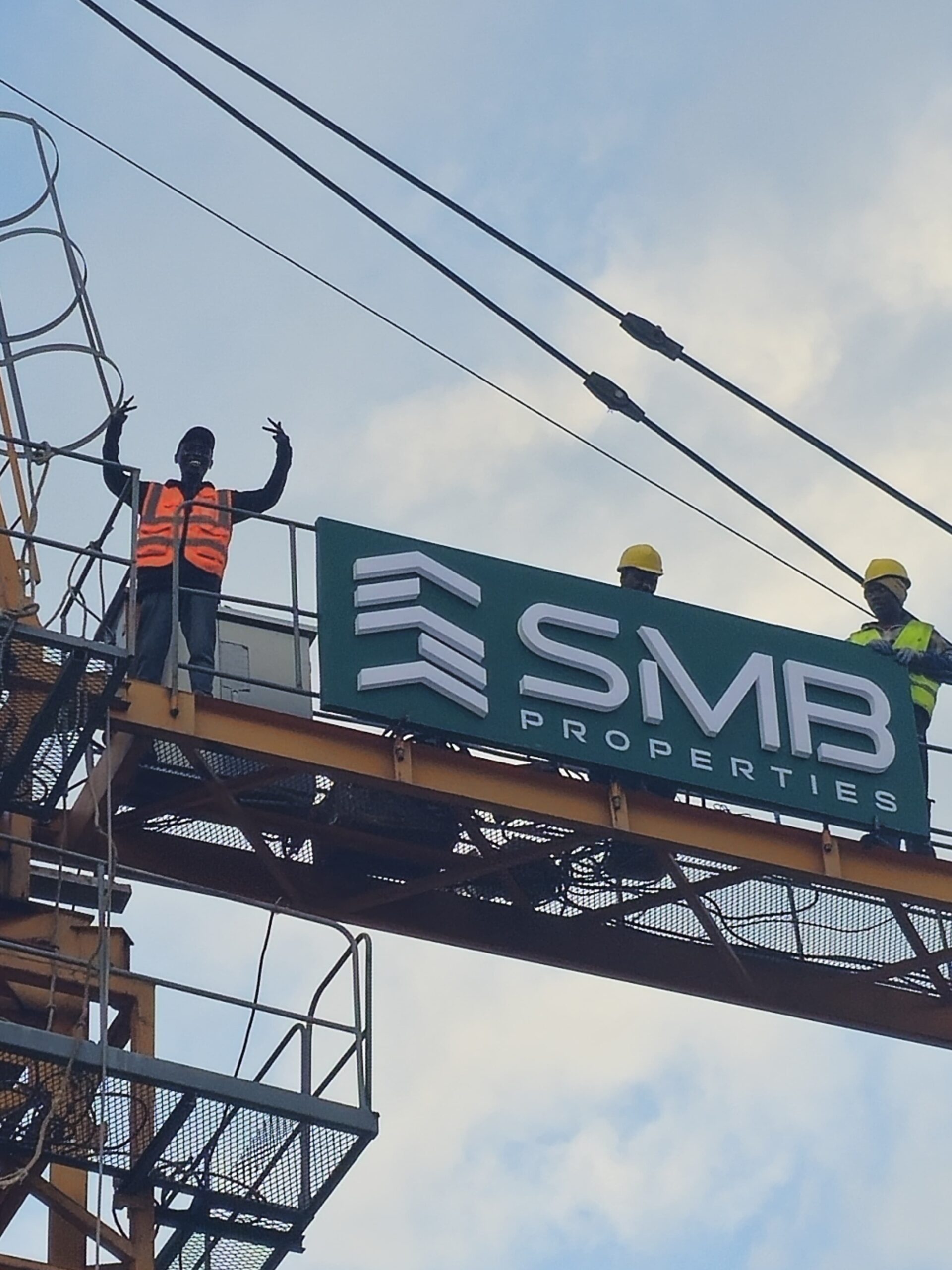 Full-service signage company Nairobi workshop
