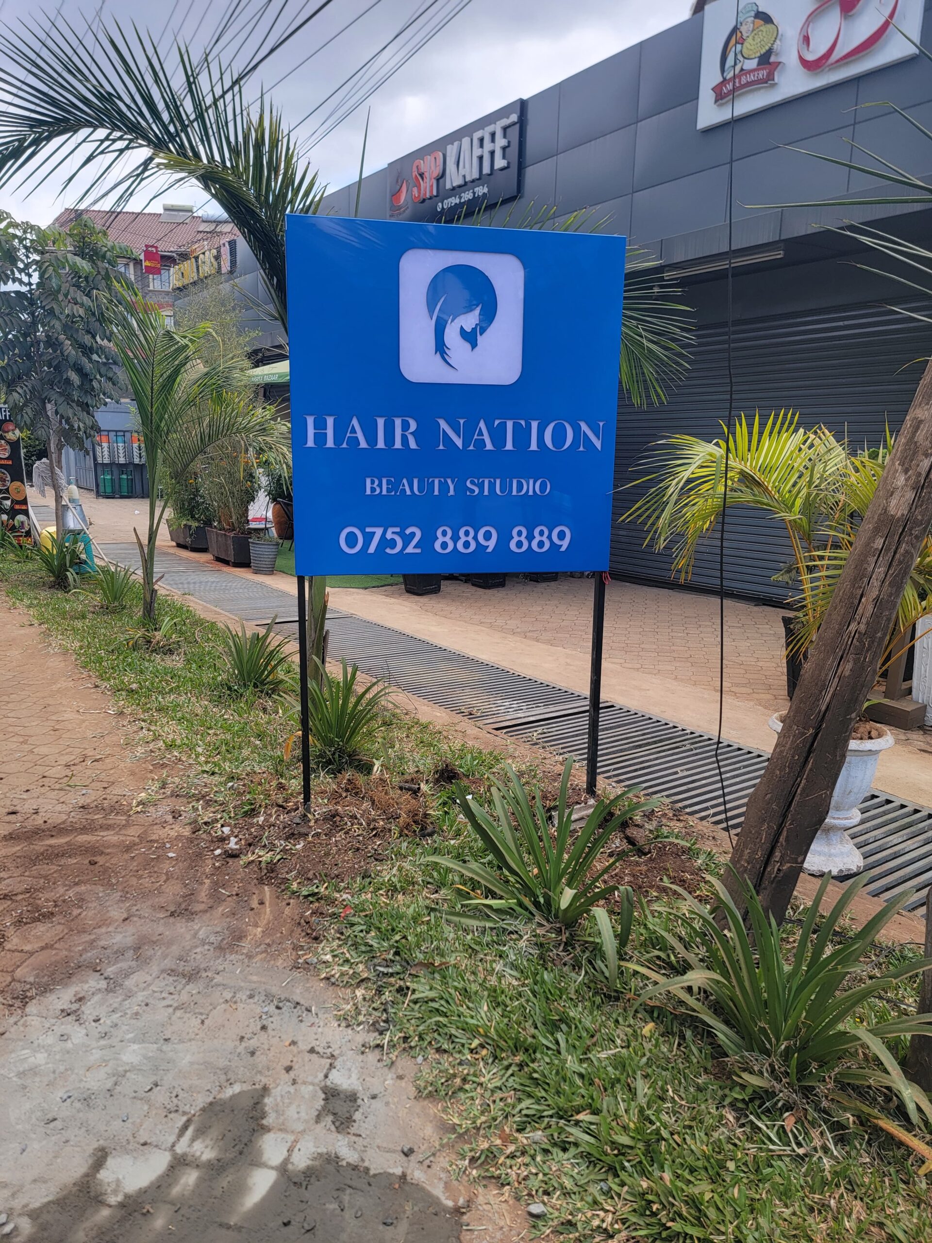 3D signage close-up Kenya
